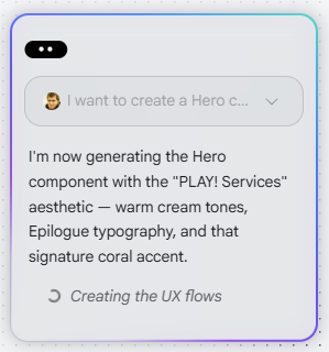 Uploading DESIGN.md to Stitch