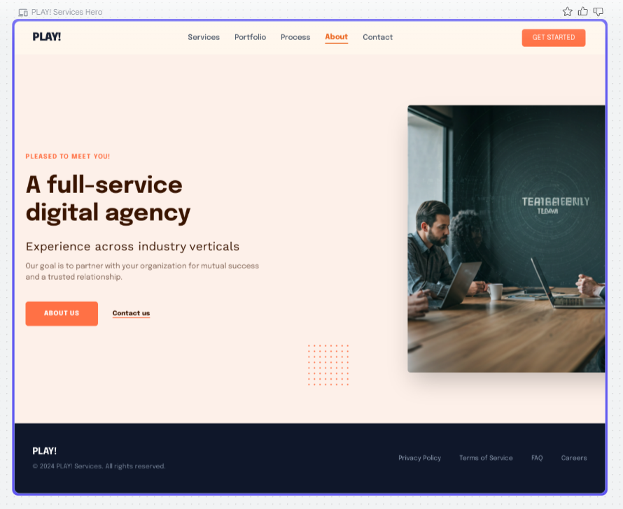 First Stitch design variant